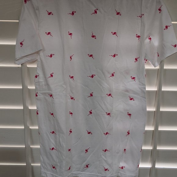 Flamingo White Crew Neck Shirt Size Small Las Vegas - Picture 5 of 5